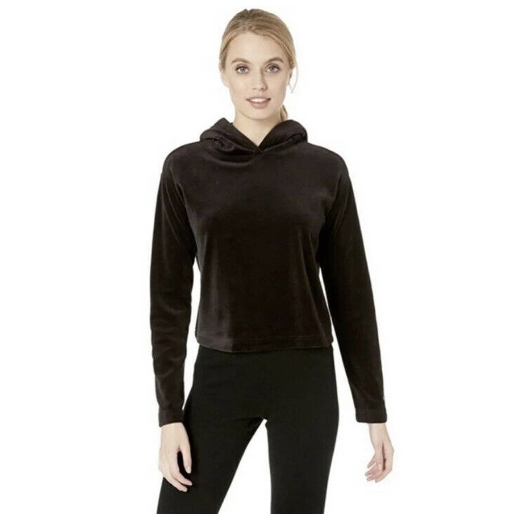 Juicy Couture Small Velour Black Pullover Hoodie Size S